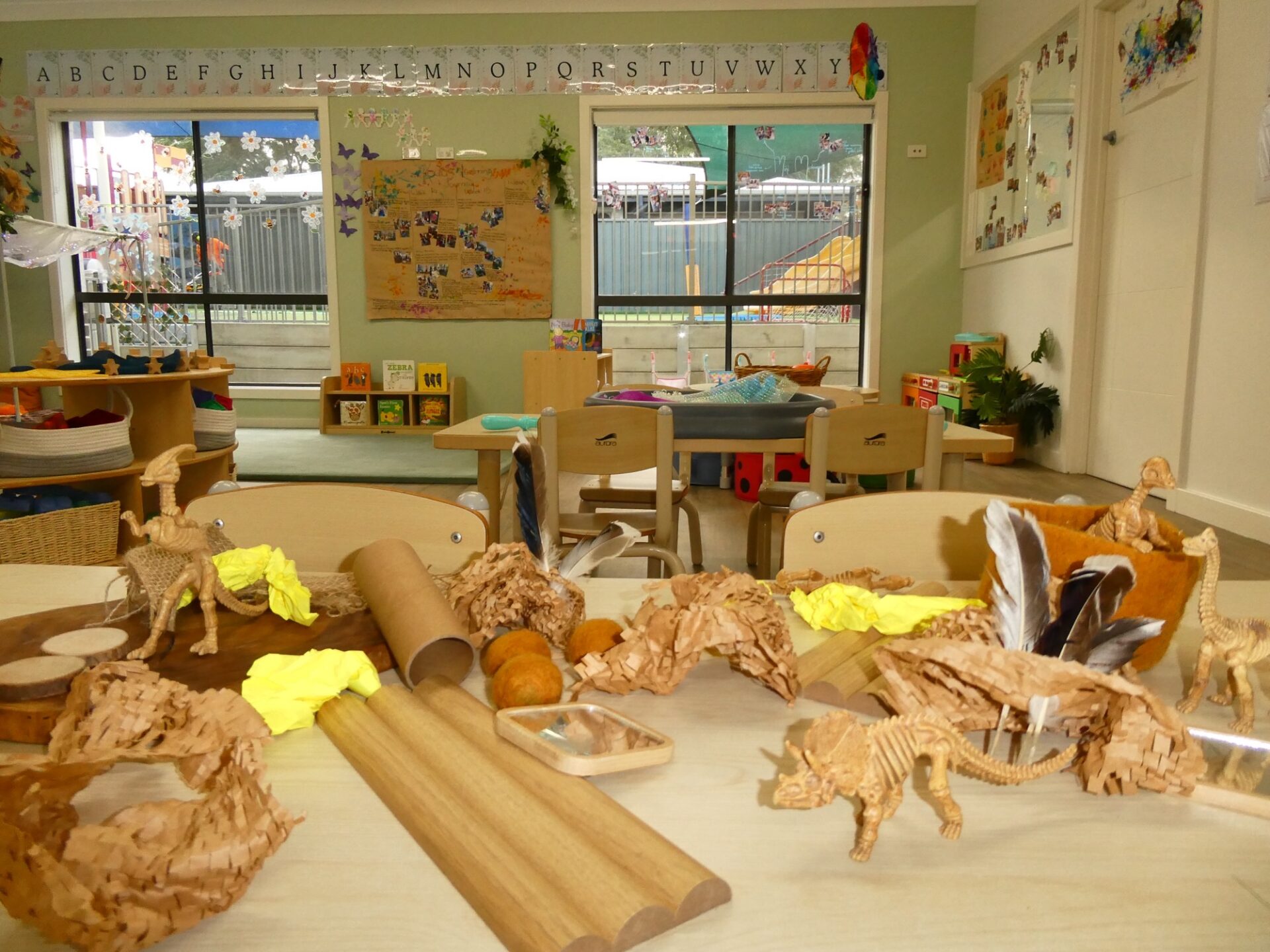 Toddlers playing in Koala's Room (1-2 years) at Macarthur Early Learning