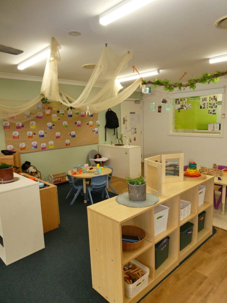 Children playing in Wallabie's Room (3-4 years) at Macarthur Early Learning