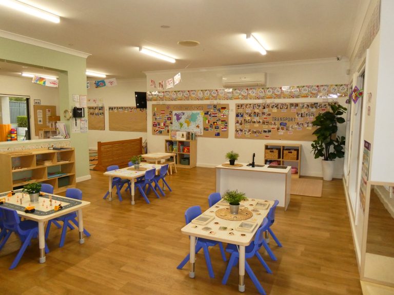 Toddlers learning in Wombat's Room (2-3 years) at Macarthur Early Learning