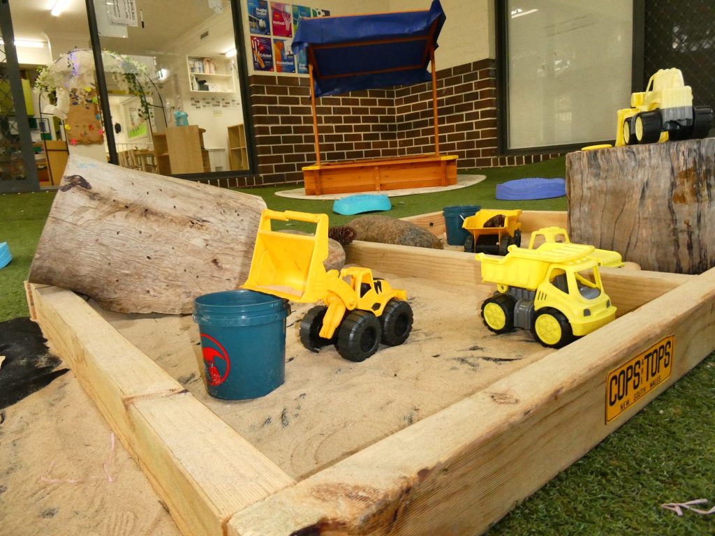 Toddlers playing in Koala's Room (1-2 years) at Macarthur Early Learning