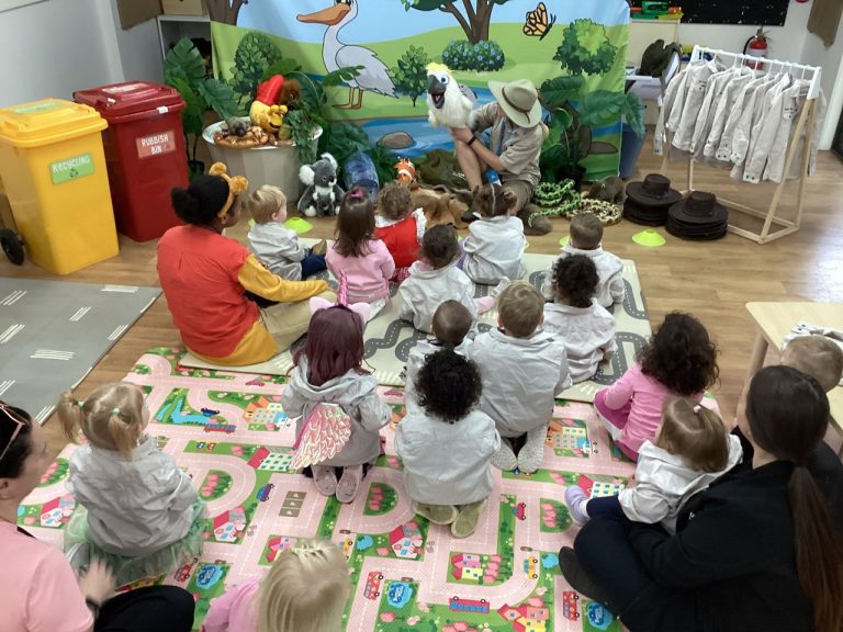 Families enjoying a centre event at Macarthur Early Learning