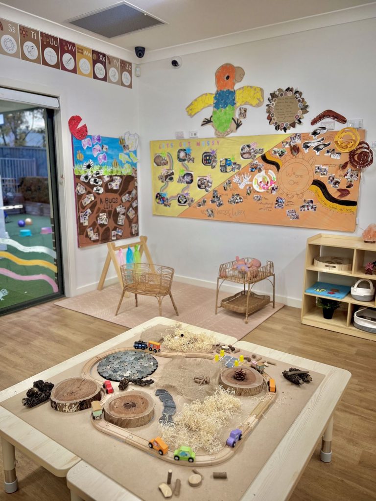 Toddlers learning in Wombat's Room (2-3 years) at Macarthur Early Learning