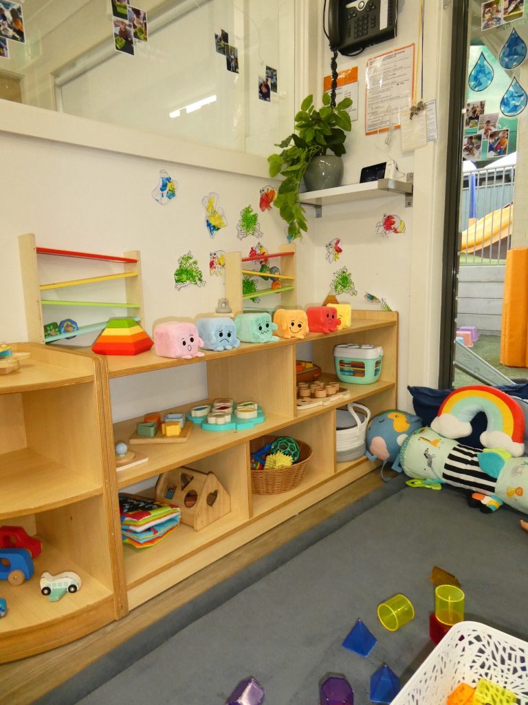Babies exploring in Joey's Room (0-1 years) at Macarthur Early Learning