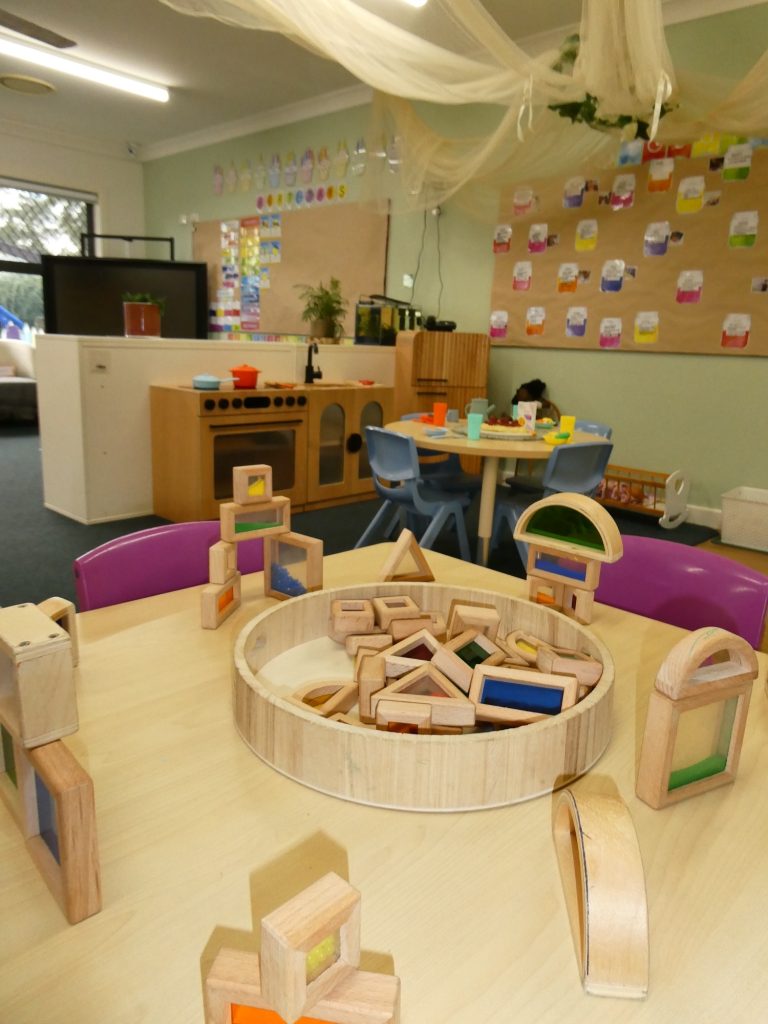 Children playing in Wallabie's Room (3-4 years) at Macarthur Early Learning