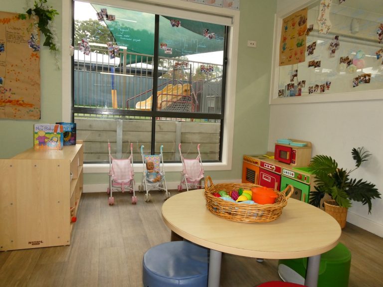 Toddlers playing in Koala's Room (1-2 years) at Macarthur Early Learning