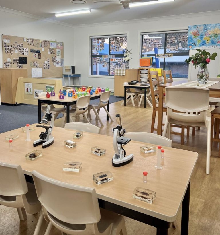 Preschoolers in Kangaroo's Room (4-5 years) school readiness program at Macarthur Early Learning