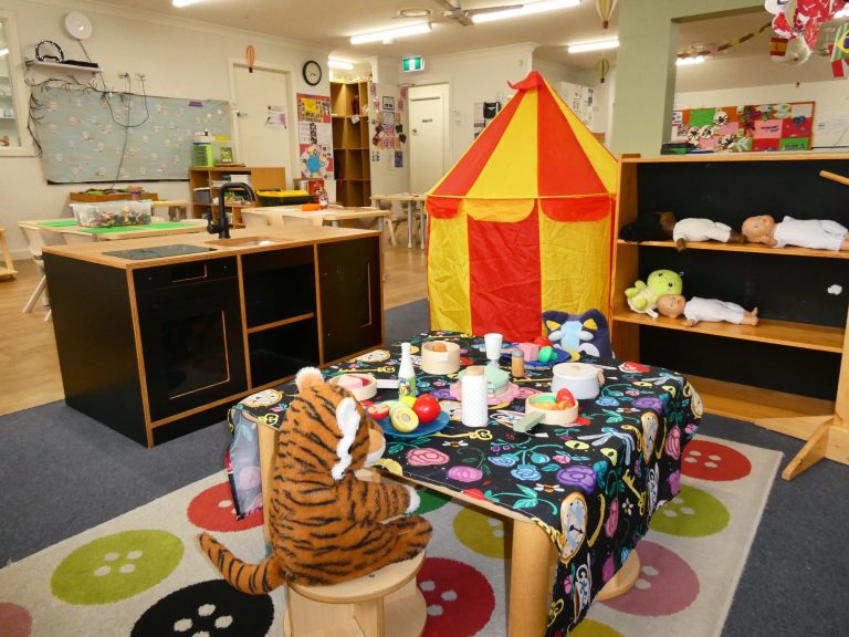 Preschoolers in Kangaroo's Room (4-5 years) school readiness program at Macarthur Early Learning